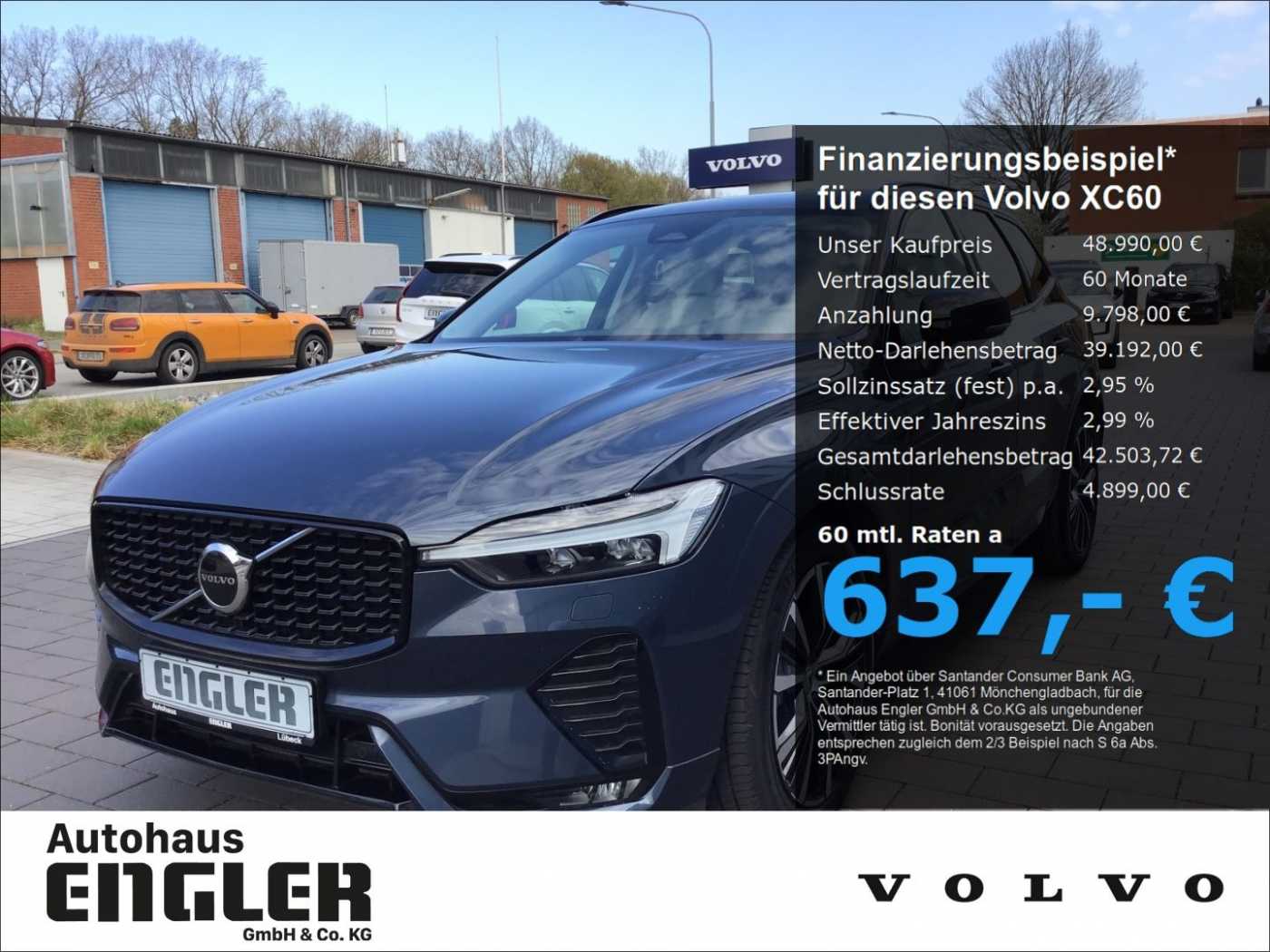 Volvo  B4 (Diesel) Plus Dark Navi Nebel Cam Leder